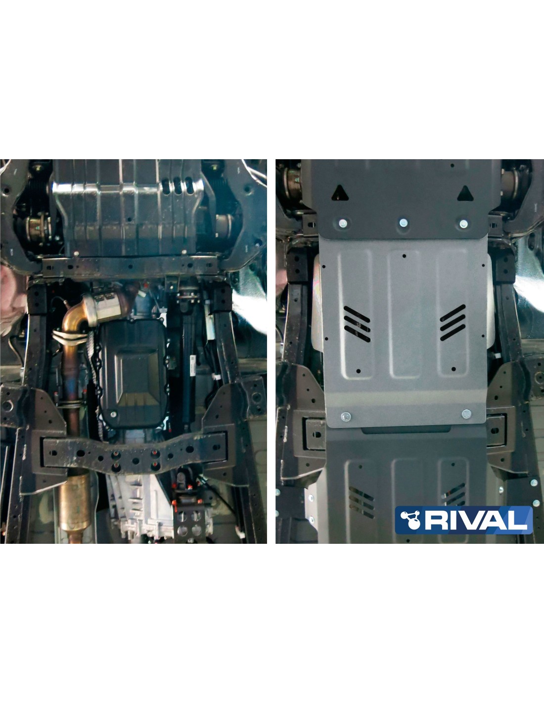 Plaque shielding gearbox Rival 6mm