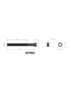 ETOQUIAU LAMES PEDDERS M10x100