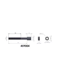 ETOQUIAU LAMES PEDDERS M8x75