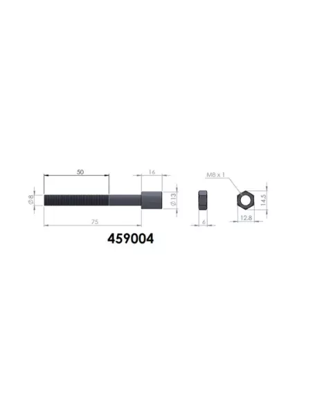 ETOQUIAU LAMES PEDDERS M8x75
