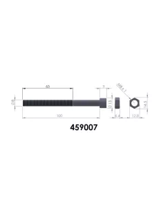 ETOQUIAU LAMES PEDDERS M8x100