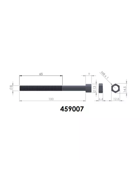 ETOQUIAU LAMES PEDDERS M8x100