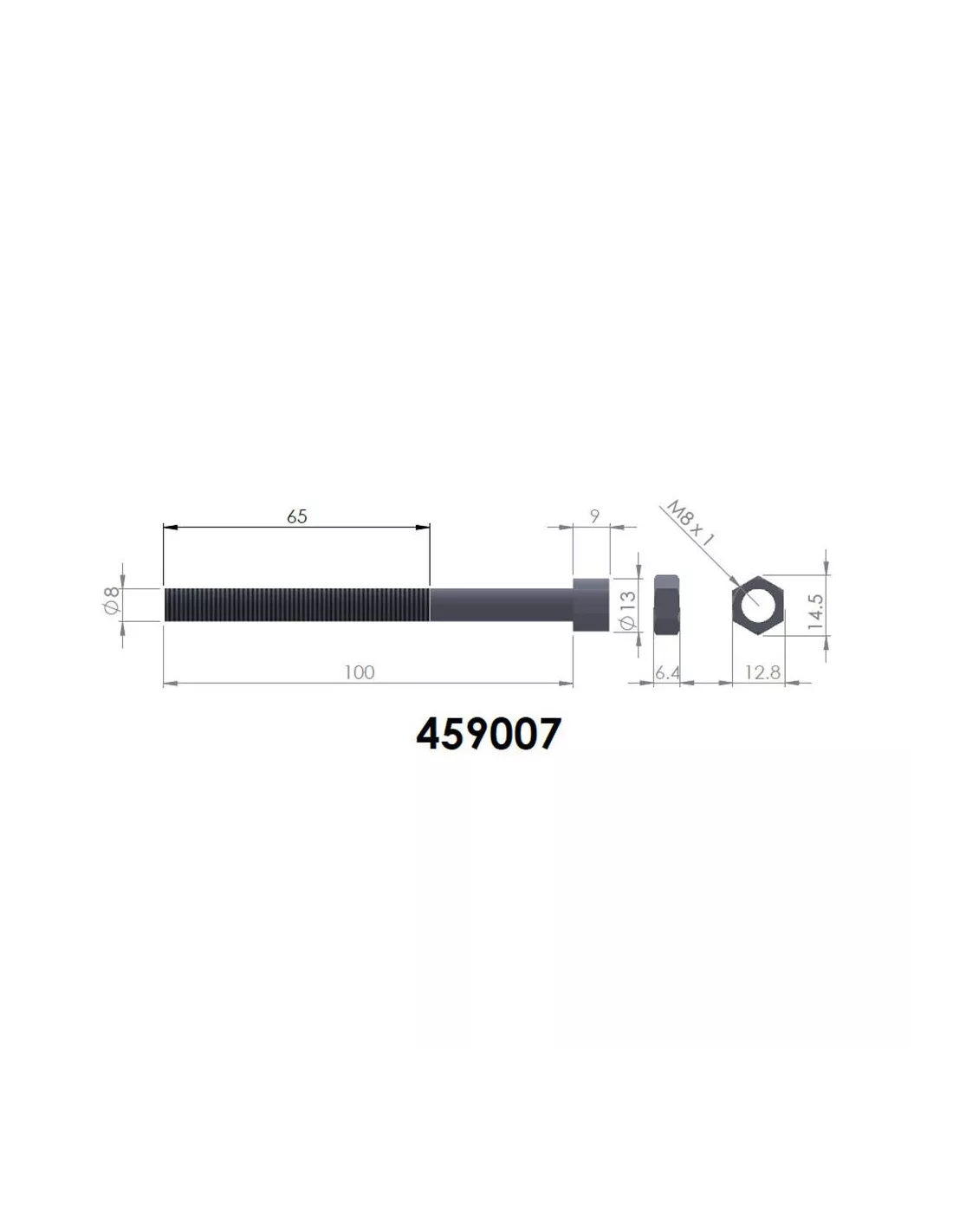 ETOQUIAU LAMES PEDDERS M8x100