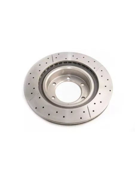 Disque frein avant rainuré percé DBA Toyota KDJ12 et Hilux GR DBA -
