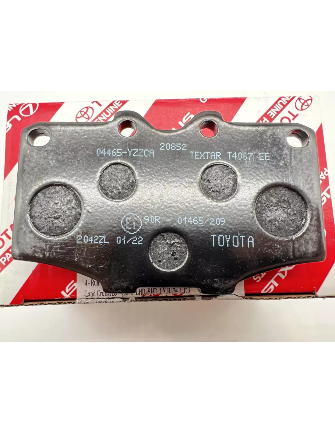 Plaquettes de Frein avant Origine Seconde Monte Optifit