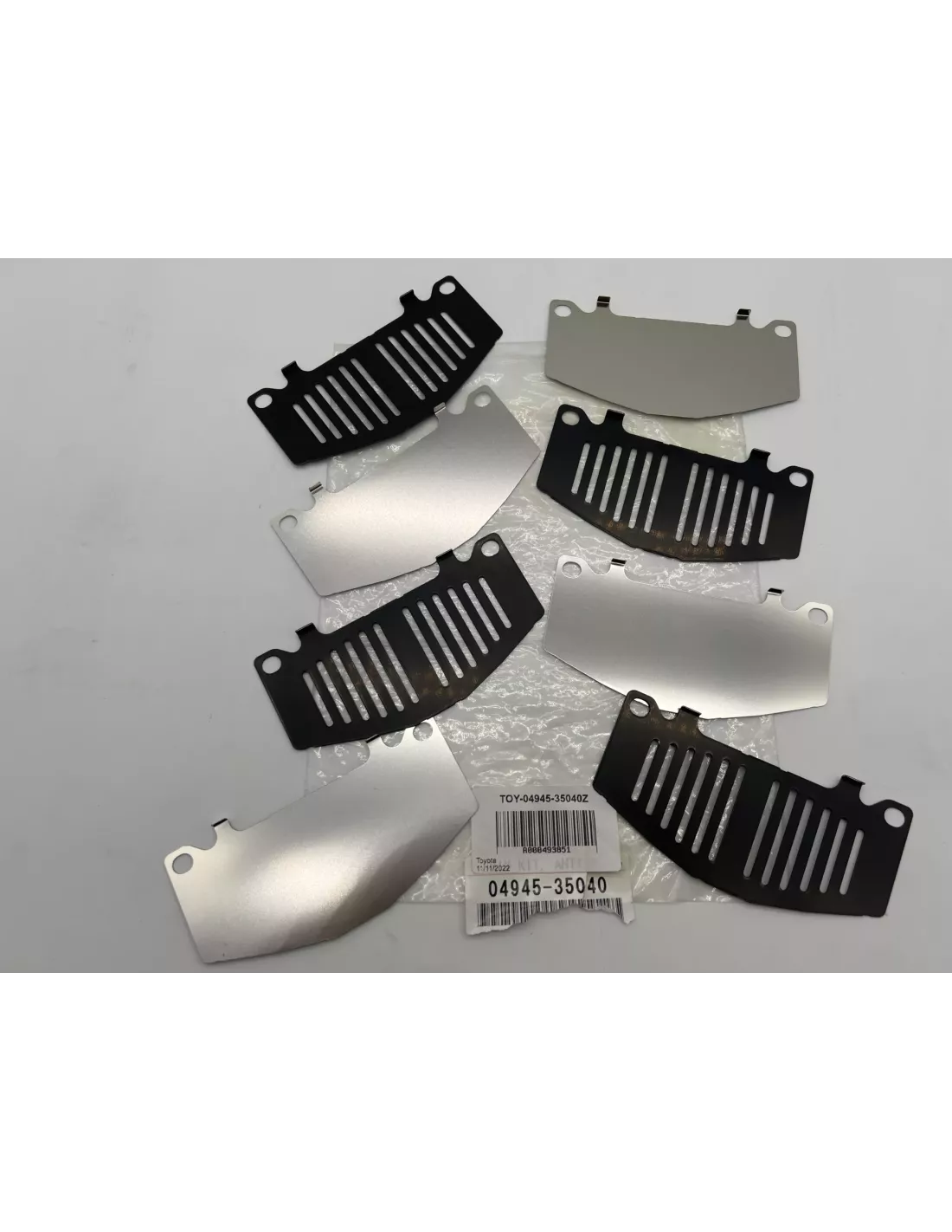 Kit de Cales Anti Grincement Antibruit Plaquettes de Frein