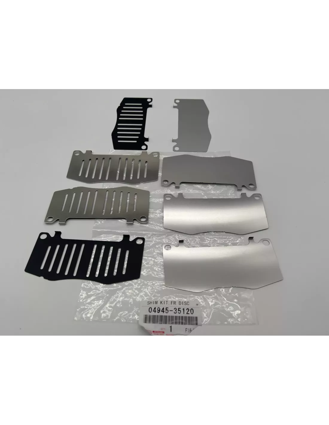 Kit de Cales Anti Grincement Antibruit Plaquettes de Frein