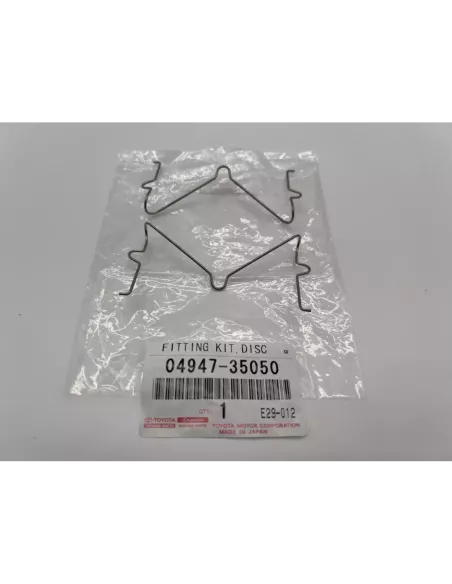 Clips / ressorts anti vibration des plaquettes dans l'étrier avant