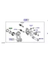 Piston Étrier de Frein arrière Toyota Land Cruiser