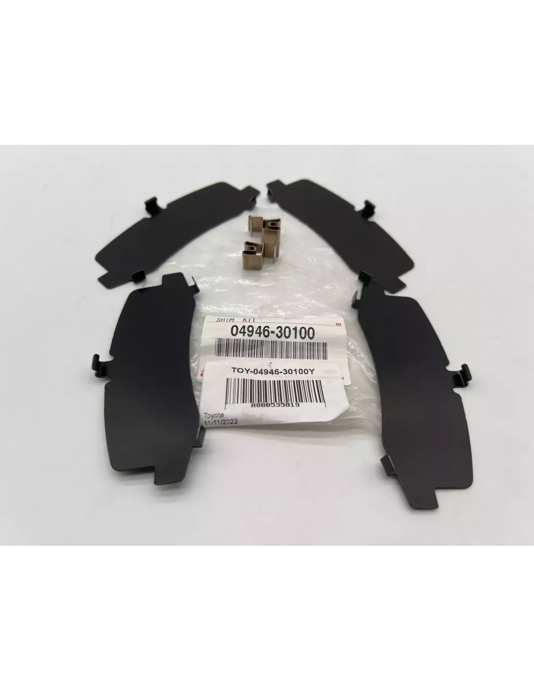 Anti-Mahlzeit / Anti-Abutment-Set-Kit-hintere Bremsbeläge