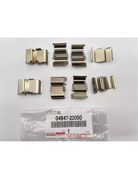Kit de clips fixation plaquettes de frein arrière Land Cruiser TOYOTA