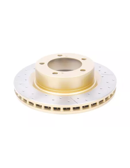 Disque frein avant rainuré percé DBA Toyota Land Cruiser KDJ15 DBA -