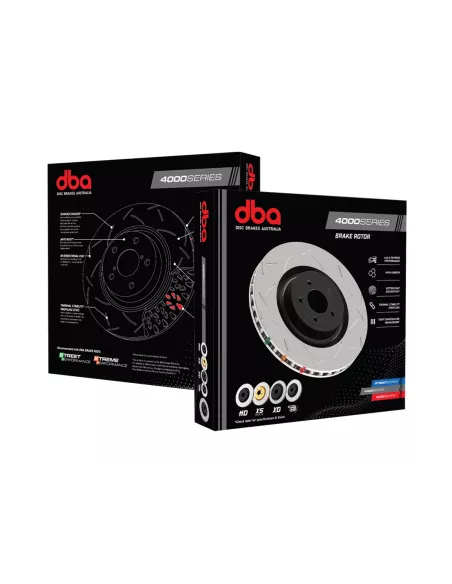 Disque frein avant rainuré DBA Toyota Land Cruiser VJA300 GDJ250 DBA