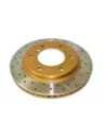 Disque frein avant rainuré percé DBA Mitsubishi Pajero 3 DBA -