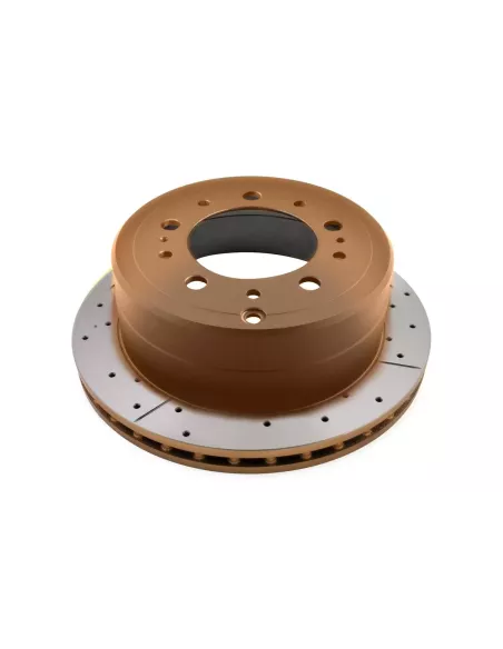 Disque frein arrière rainuré percé DBA Toyota Land Cruiser HDJ100 DBA