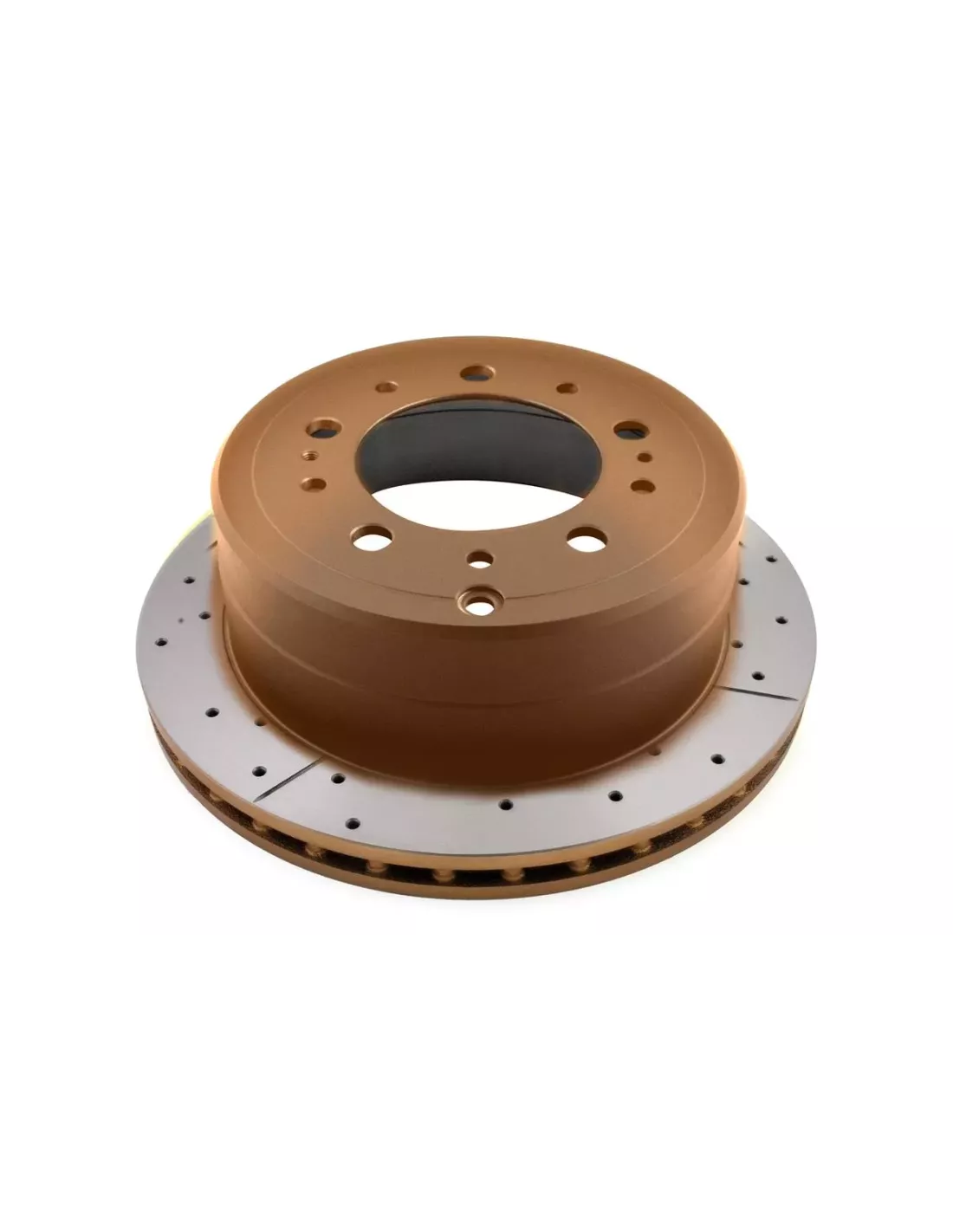 Disque frein arrière rainuré percé DBA Toyota Land Cruiser HDJ100 DBA