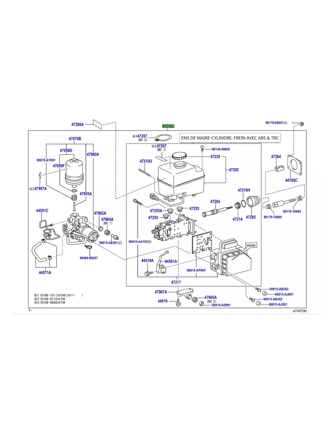 Bloc Hydraulique ABS Complet Modèle Aisin Toyota Land