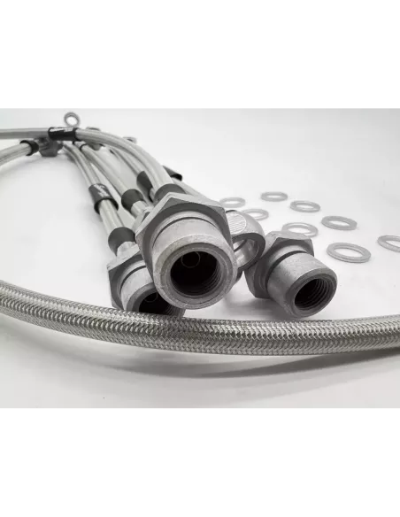 Kit durites de Frein aviation en inox HDJ80 12S GOODRIDGE -