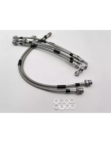Kit durites de Frein aviation en inox HDJ80 12S et 24S avec ABS