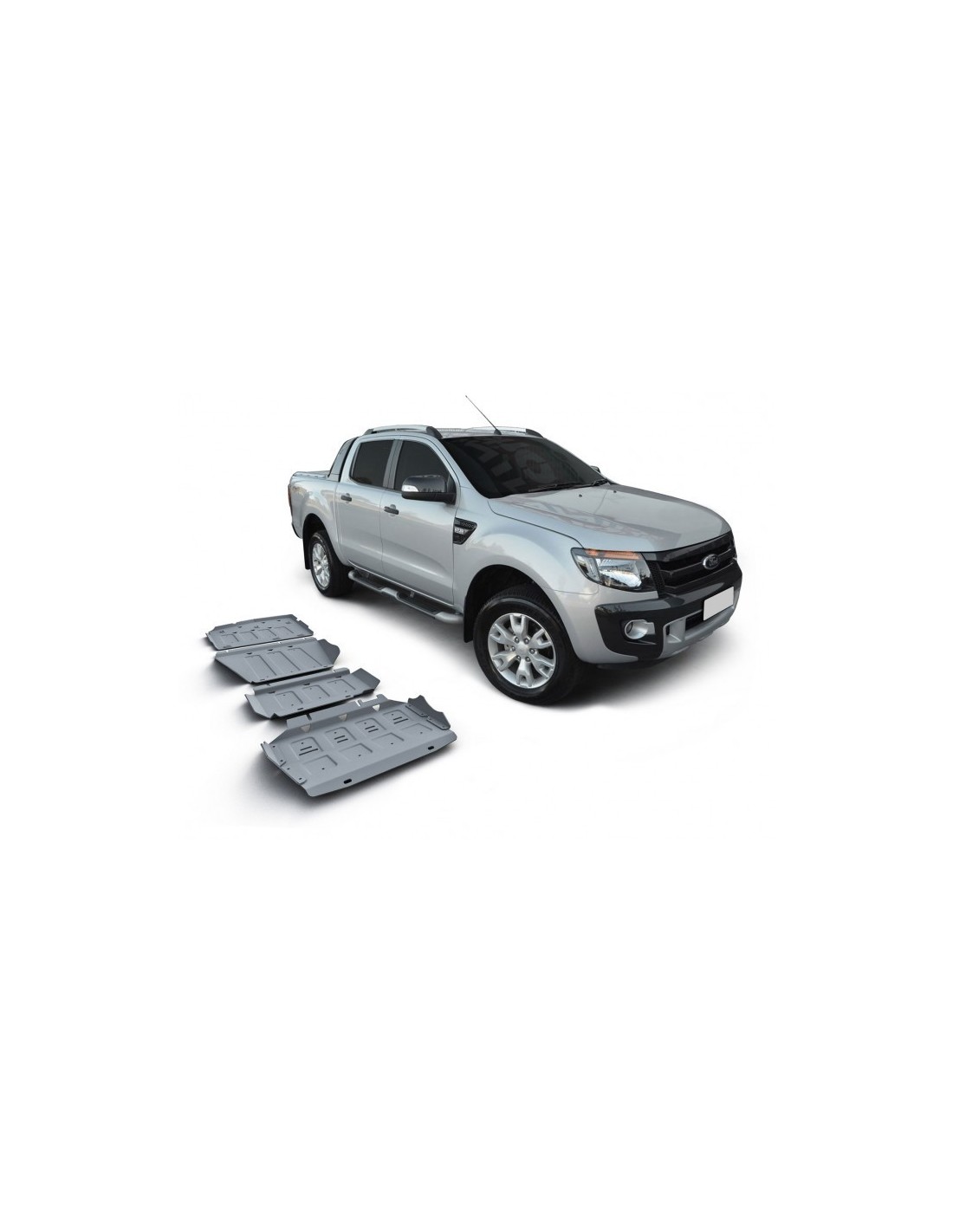 Blindage RIVAL kit complet 4 pièces Ford Ranger