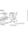 Volant moteur couronne de démarreur boite vitesses automatique KDJ9