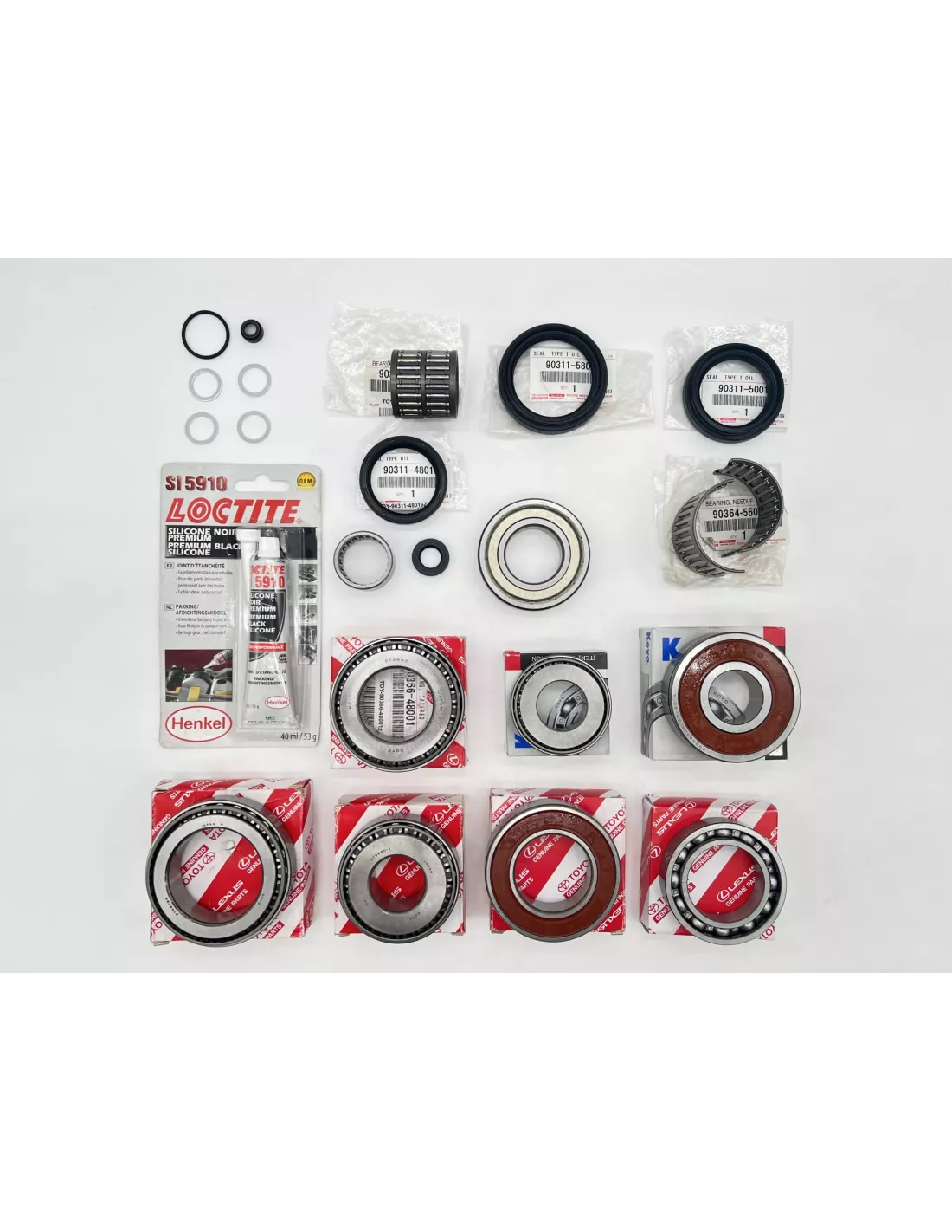 Kit réfection boîte de transfert HDJ80 avec visco-coupleur
