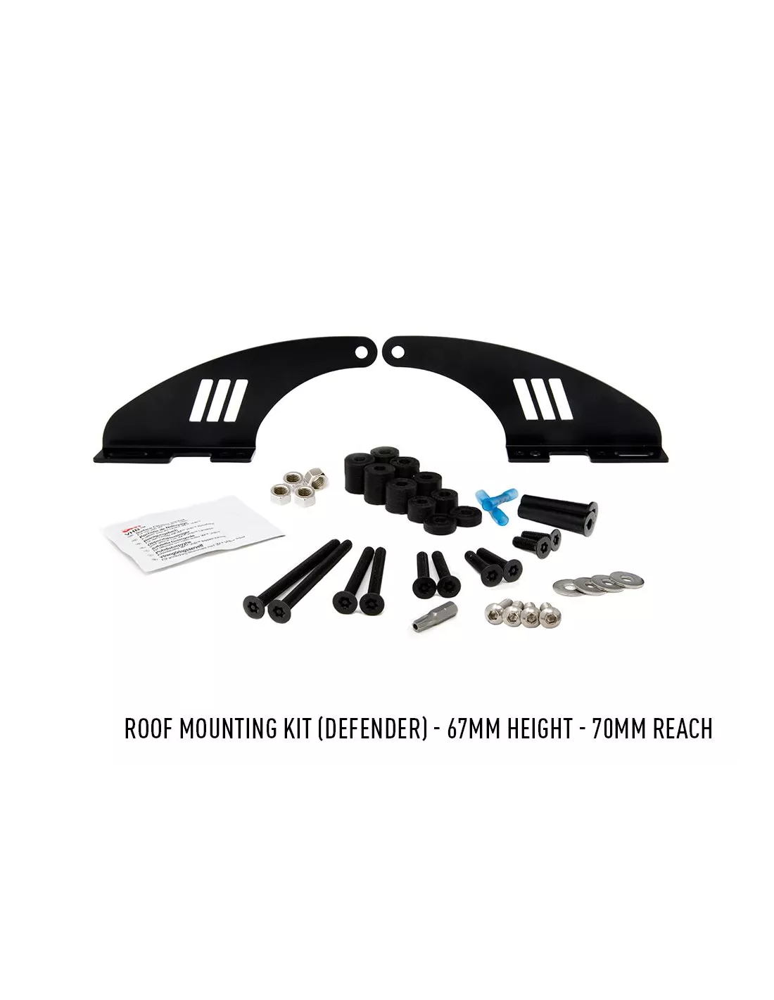 KIT MONTAGE TOIT LR DEFENDER - H 67mm / P 70mm - RRR-28 / Li