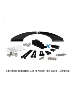 KIT MONTAGE TOIT TOYOTA HILUX (sans rails de toit) - 65mm -