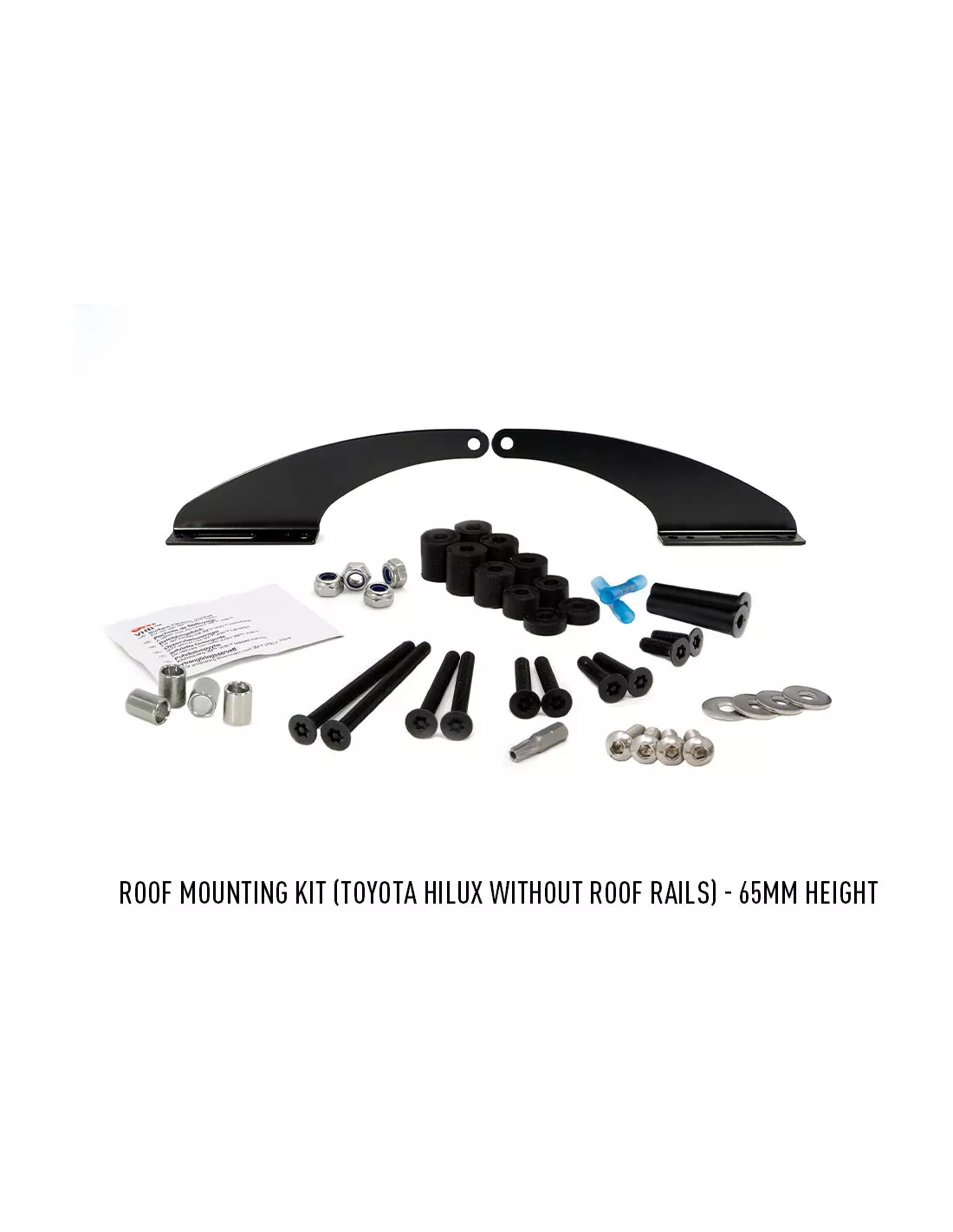 KIT MONTAGE TOIT TOYOTA HILUX (sans rails de toit) - 65mm -