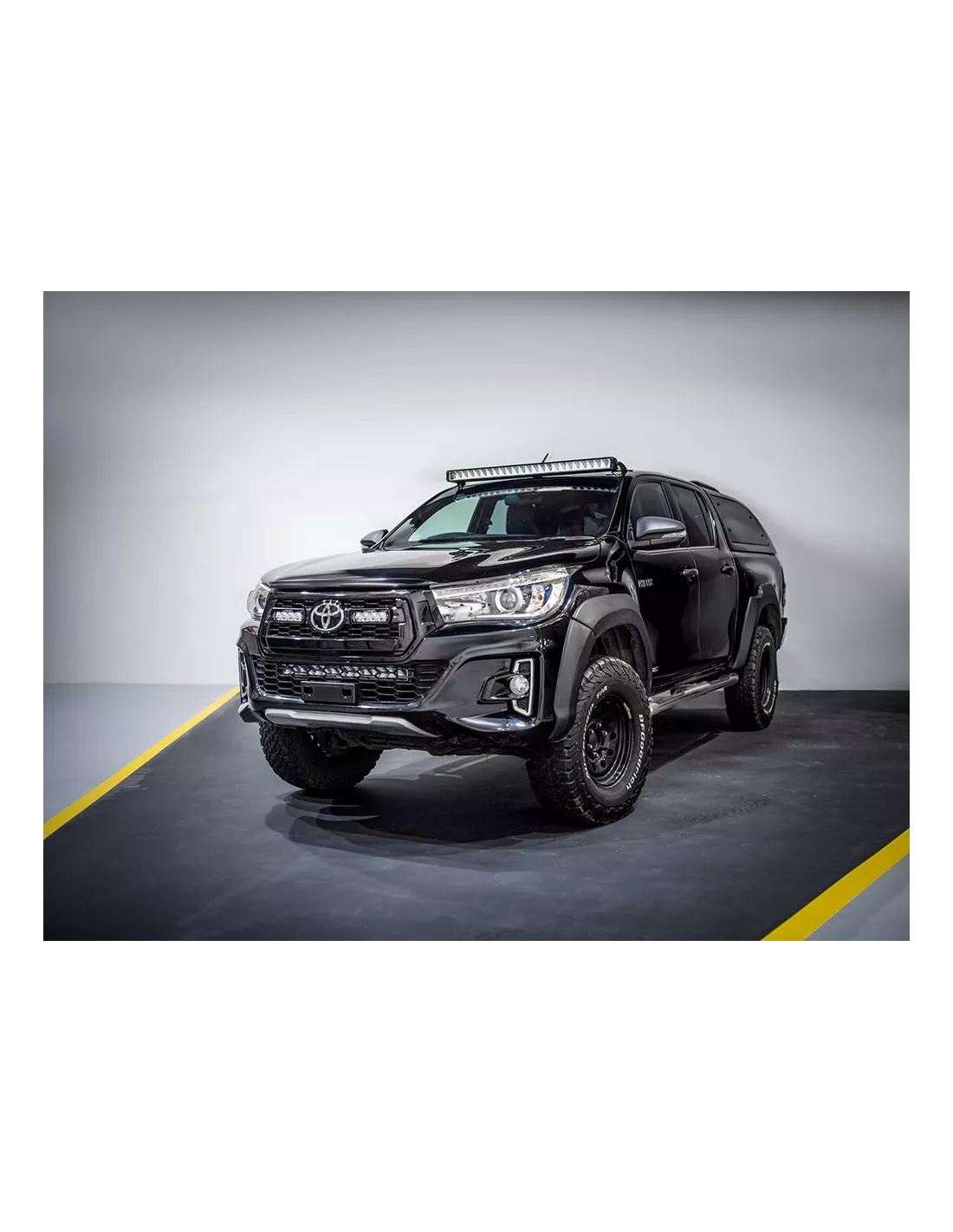 KIT MONTAGE TOIT TOYOTA HILUX (sans rails de toit) - 65mm -