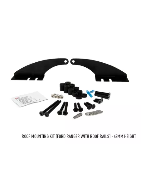 KIT MONTAGE TOIT FORD RANGER (avec rails de toit) - H 42mm /