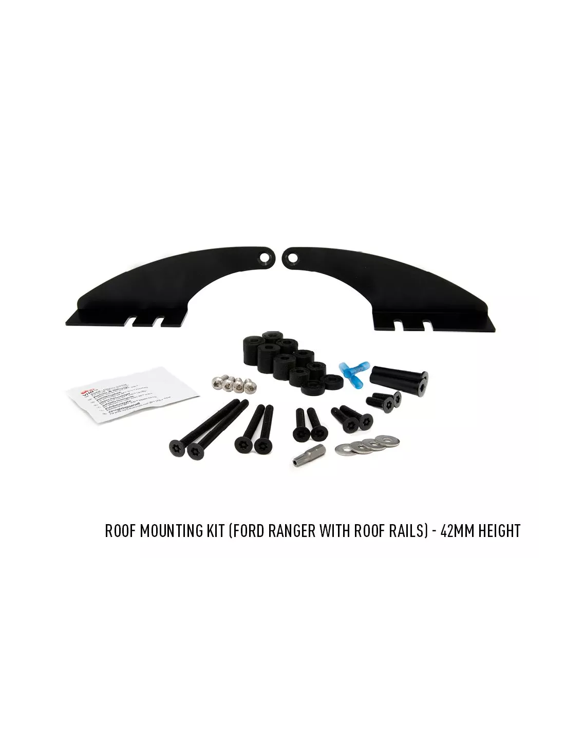 KIT MONTAGE TOIT FORD RANGER (avec rails de toit) - H 42mm /