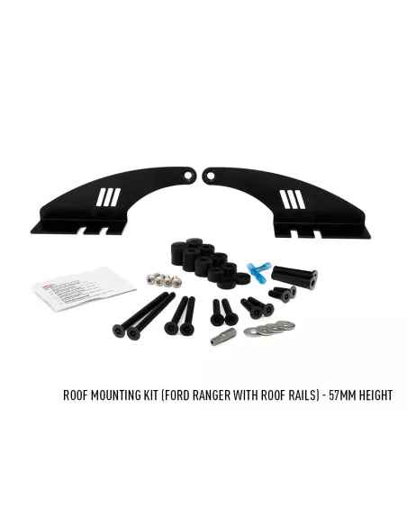 KIT MONTAGE TOIT FORD RANGER (avec rails de toit) - 57mm / P