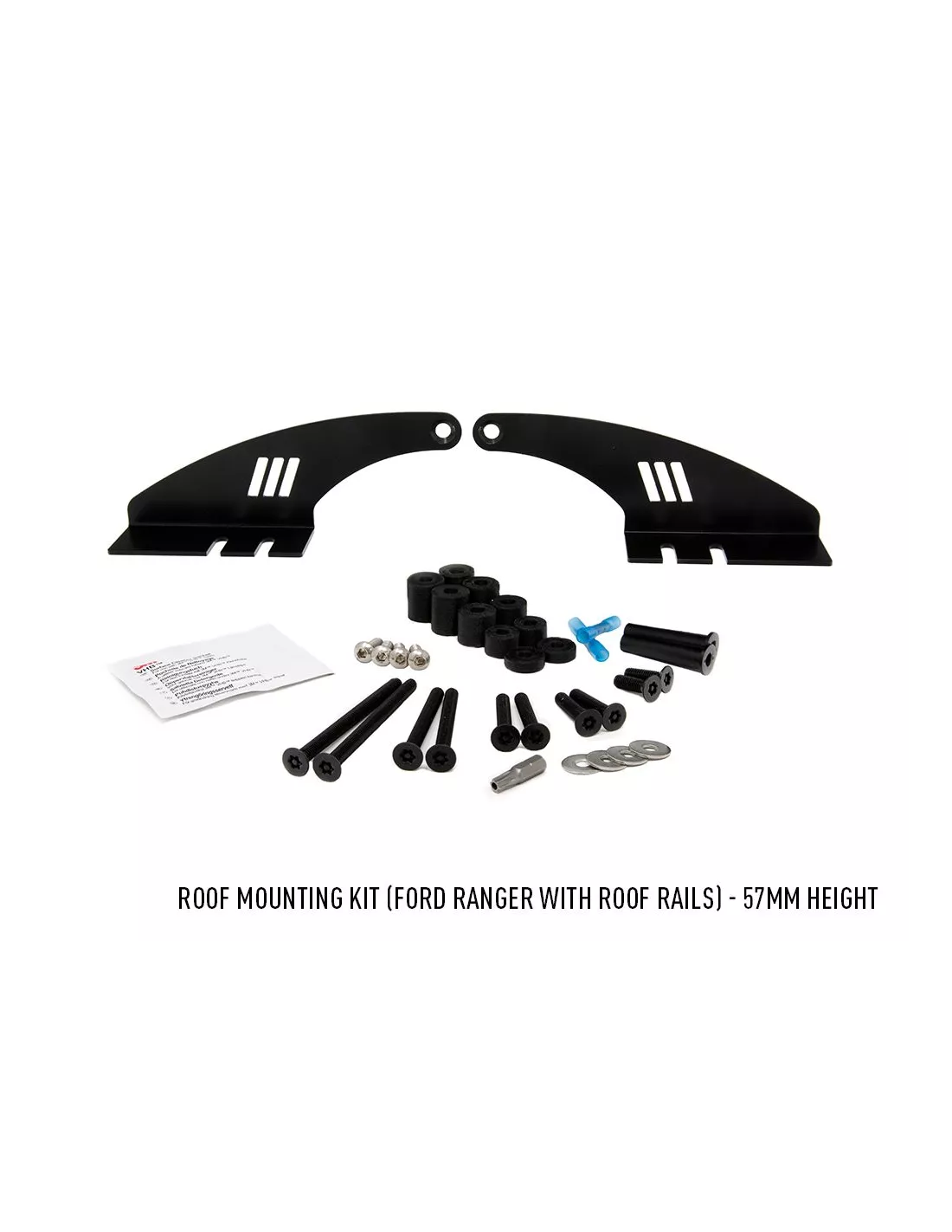 KIT MONTAGE TOIT FORD RANGER (avec rails de toit) - 57mm / P