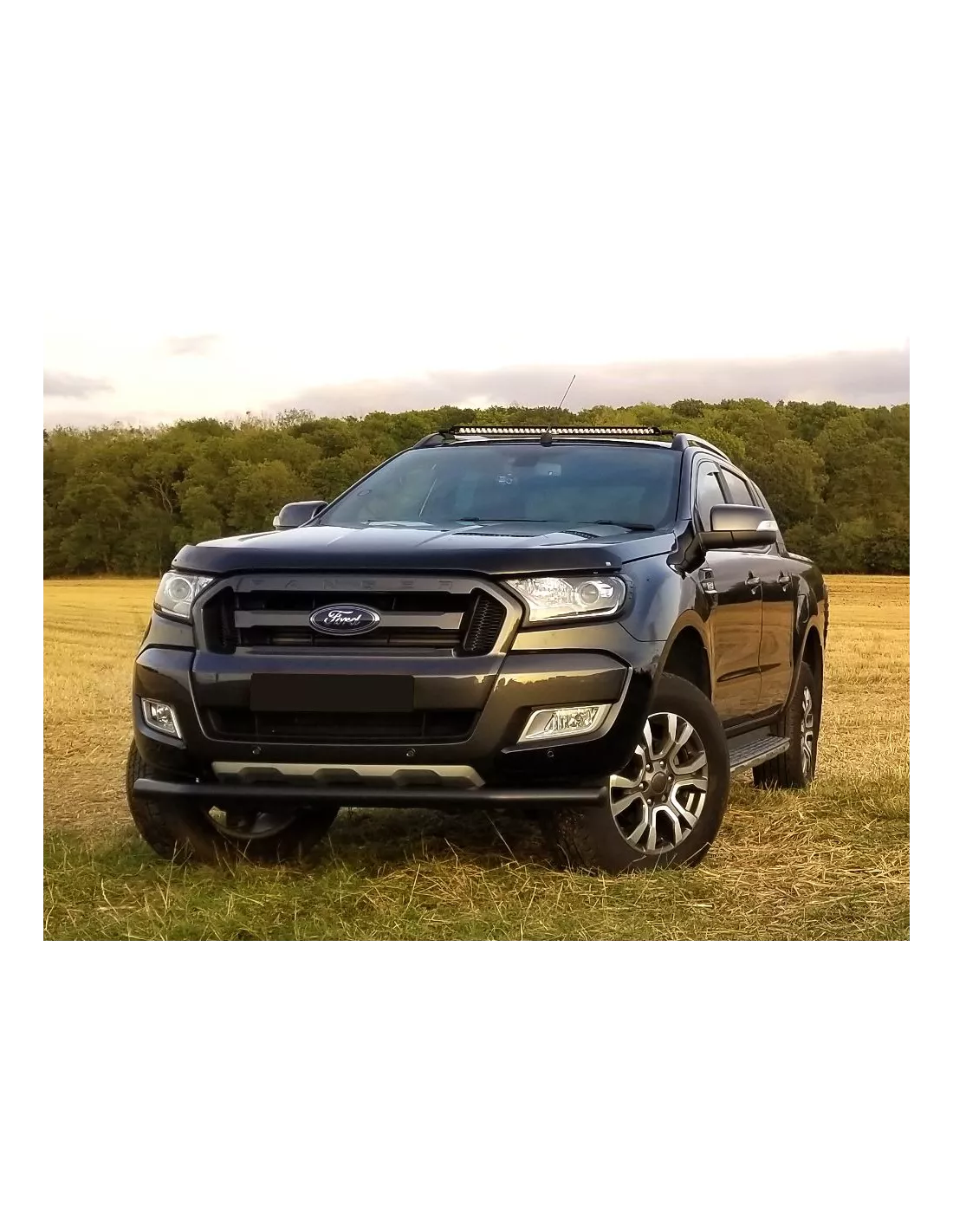 KIT MONTAGE TOIT FORD RANGER (avec rails de toit) - 57mm / P