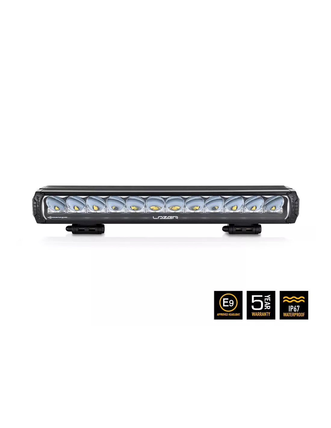PHARE LED LAZER TRIPLE-R 12 (1250) Gen2 NOIR - Avec feux de