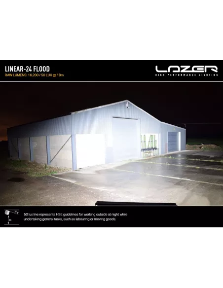 PHARE LED LAZER LINEAR 24 FLOOD