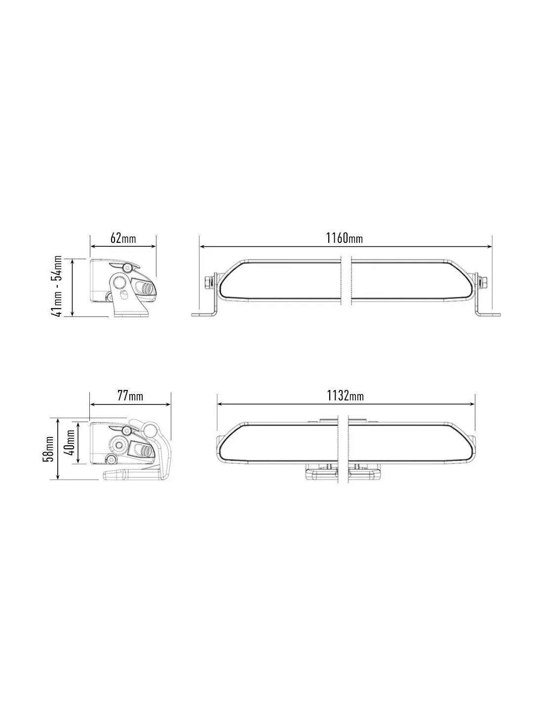 PHARE LED LAZER LINEAR 42