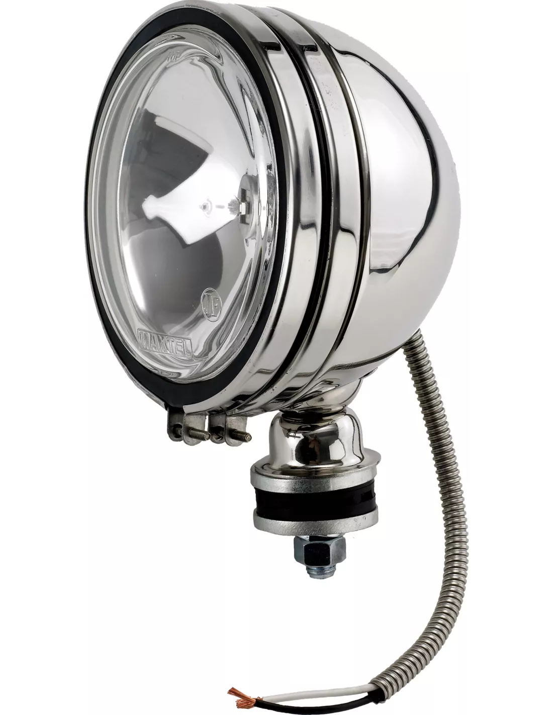 PHARE OFF ROAD 5" INOX 12V 100W & CACHE (res.comp.)