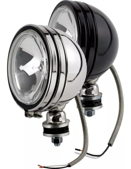PHARE OFF ROAD 5" NOIR 12V 100W & CACHE (res.comp.)