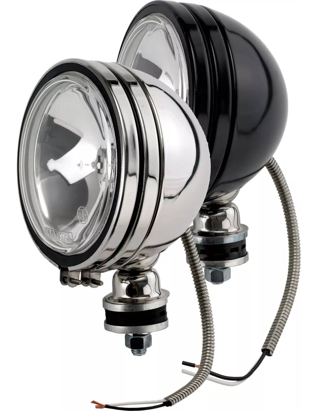 PHARE OFF ROAD 5" NOIR 12V 100W & CACHE (res.comp.)