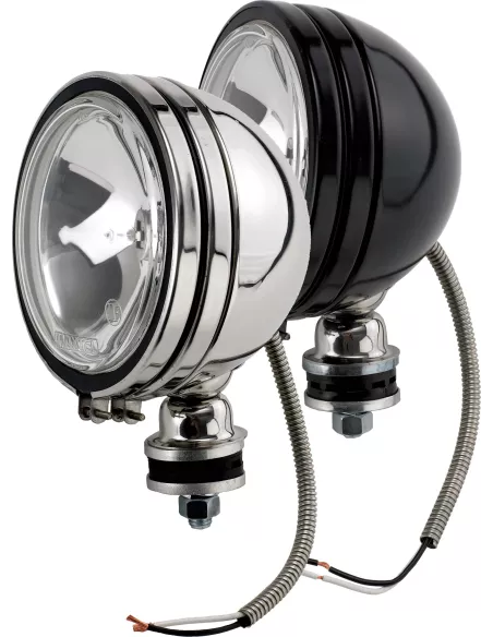 PHARE OFF ROAD 6" INOX 12V 100W & CACHE (res. comp.)