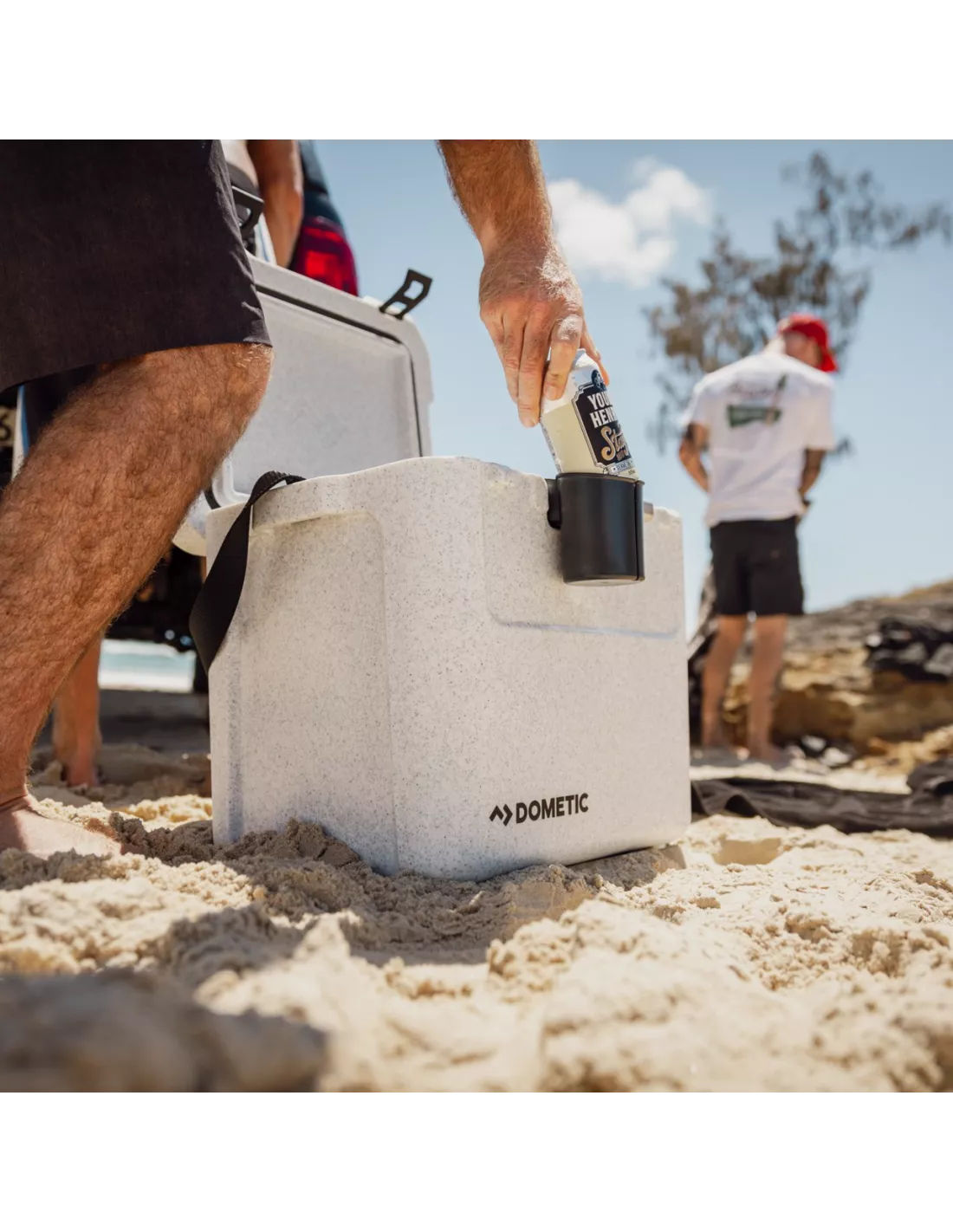 SUPPORT & PORTE CANNETTE POUR GLACIERE PATROL