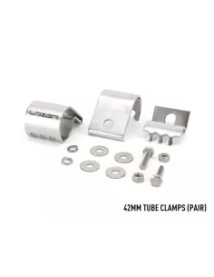 BRIDE DE MONTAGE INOX - TUBE Ø 42mm (la paire)