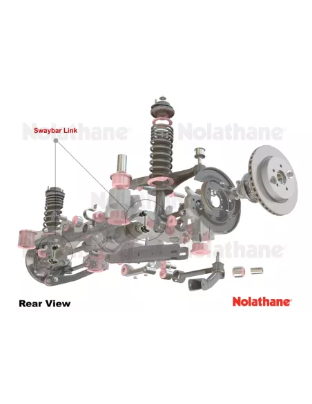 Paire de biellettes de barre stabilisatrice arrière Pajero 3 et 4 V60
