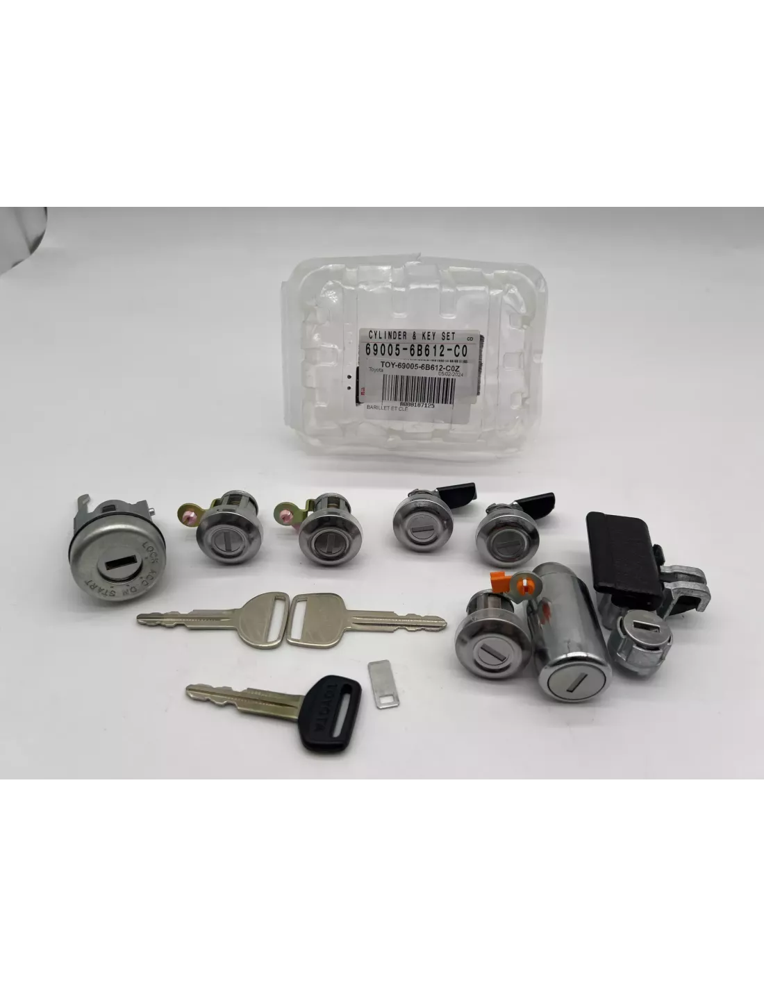 Kit barillet complet avec 3 clefs Land Cruiser Série 7 1999+ TOYOTA -