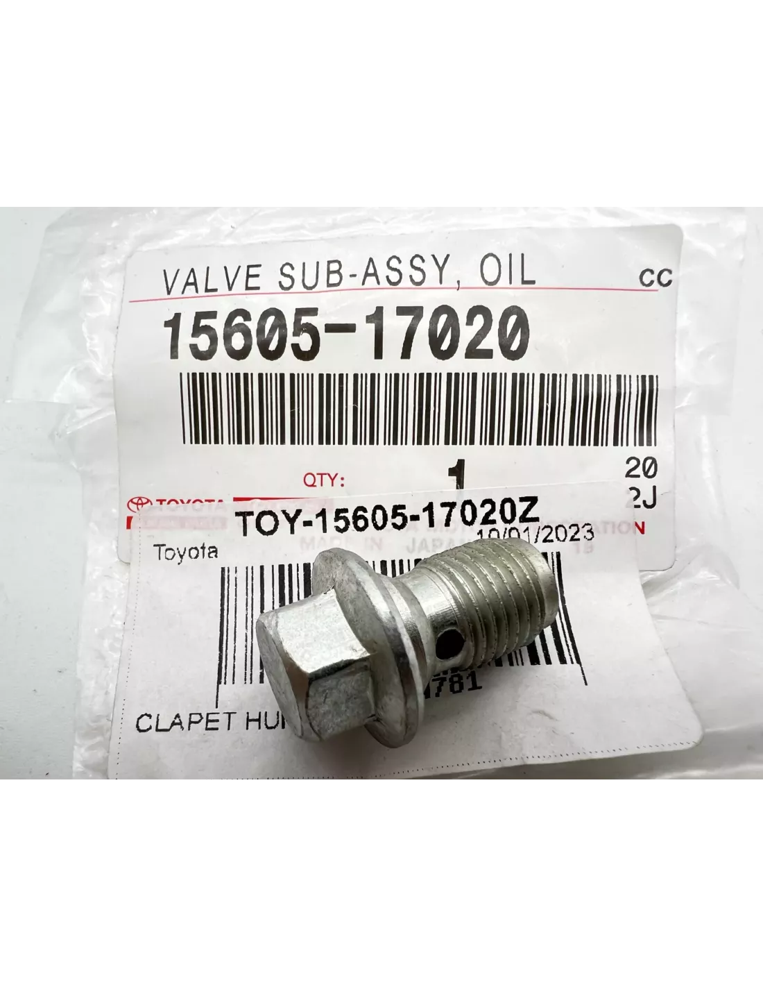 Clapet Huile Moteur Toyota Land Cruiser HZJ7/HDJ80/HDJ100