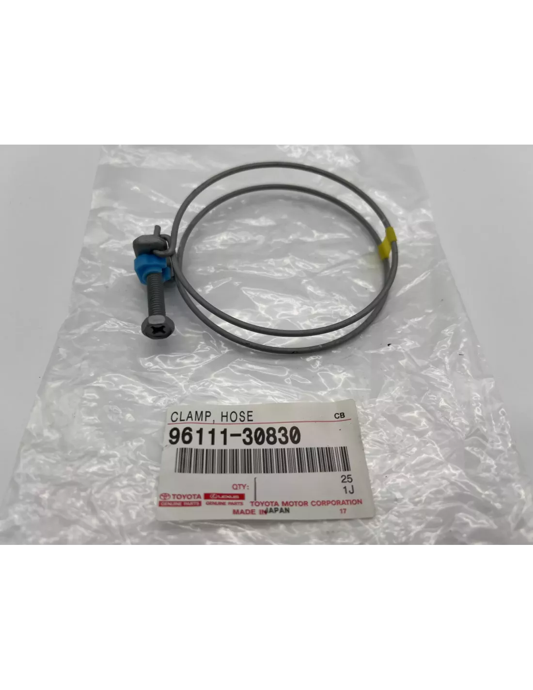 Collier fixation durite accordéon côté boite air KDJ12 KDJ15 TOYOTA -