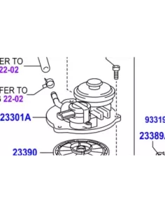 Gasoil-Filterhalter mit Heizung HZJ7 2007+ TOYOTA - Zubehör 2