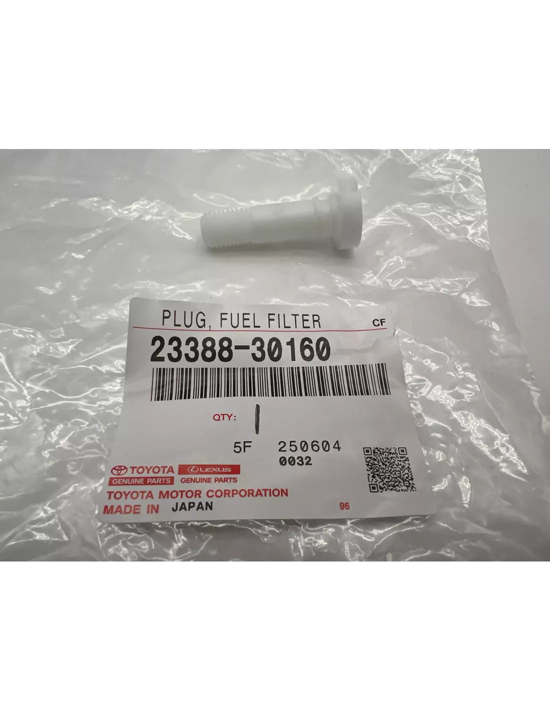 Vis plastique capteur présence eau sous filtre KDJ12 TOYOTA -